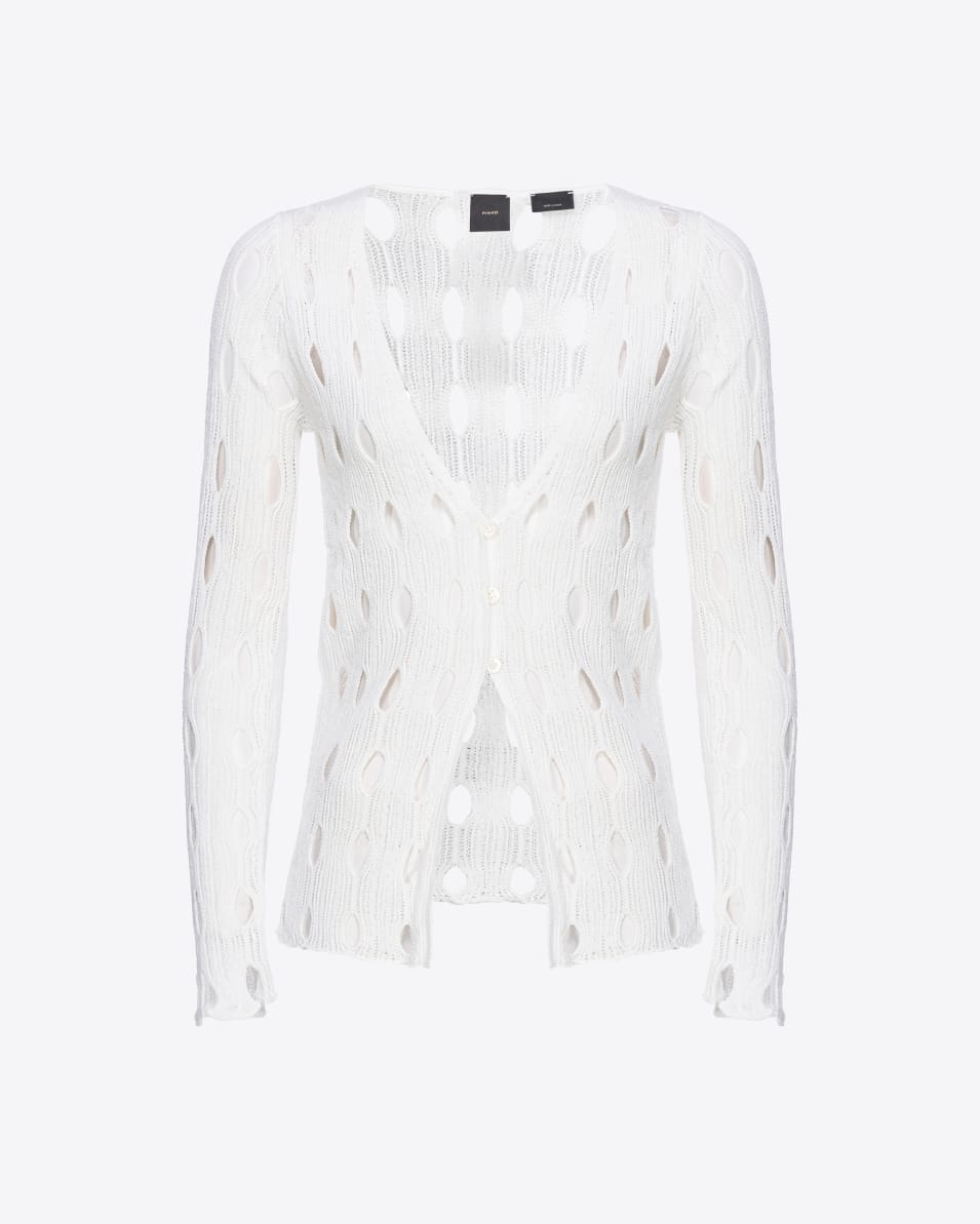Pinko Cardigan aus Lochstrick Großer Ausverkauf