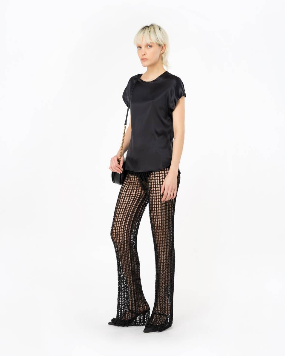 Pinko Hose Schnurnetz glänzend Flash Sale