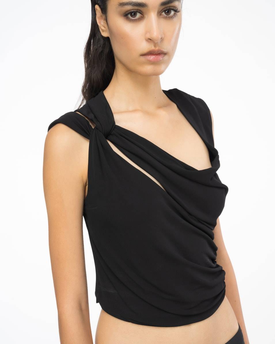 Pinko Torchon-Top aus Interlock-Krepp Osterangebot