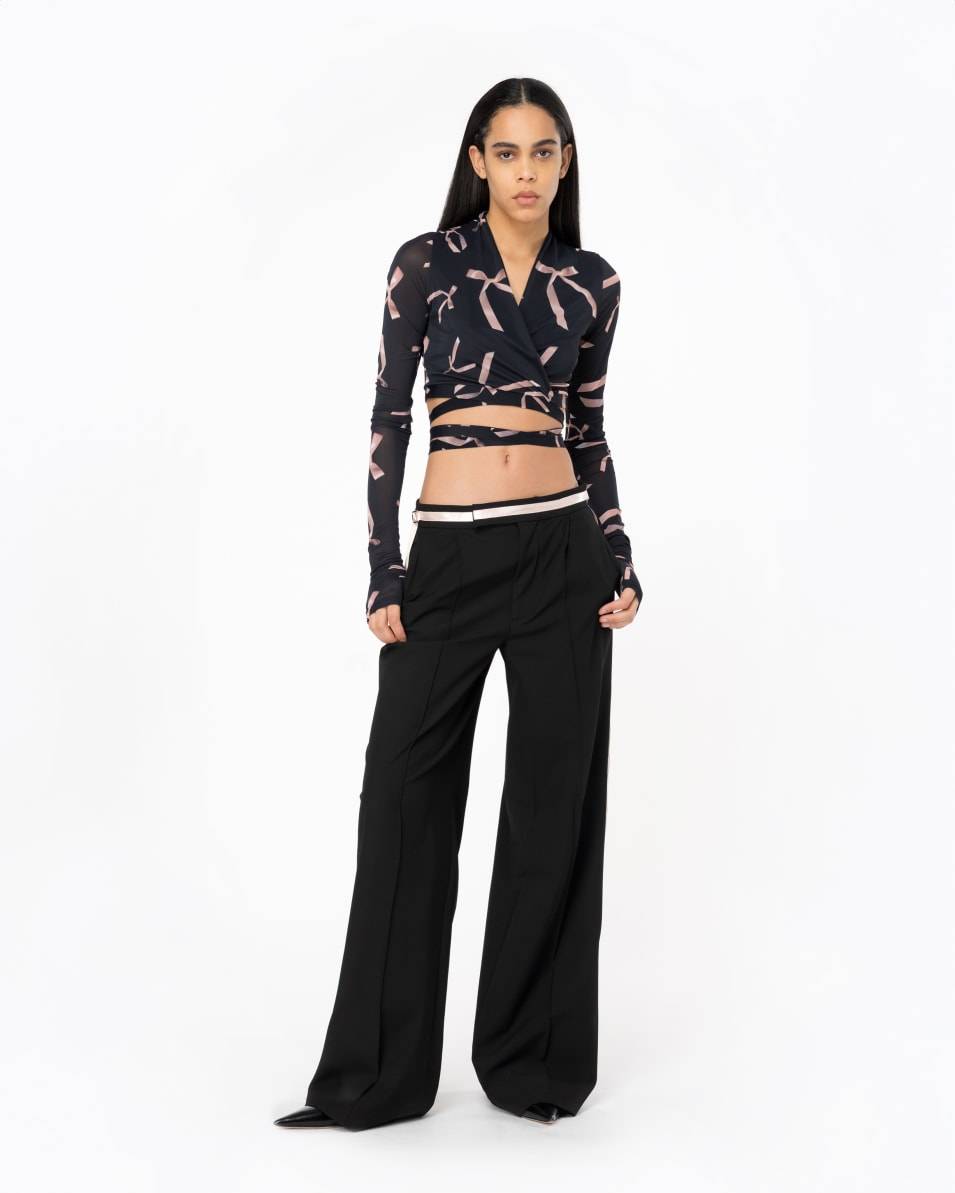 Pinko Kurzer Cardigan mit Schleifchen Reimagine PINKO by Patrick McDowell Top Angebot
