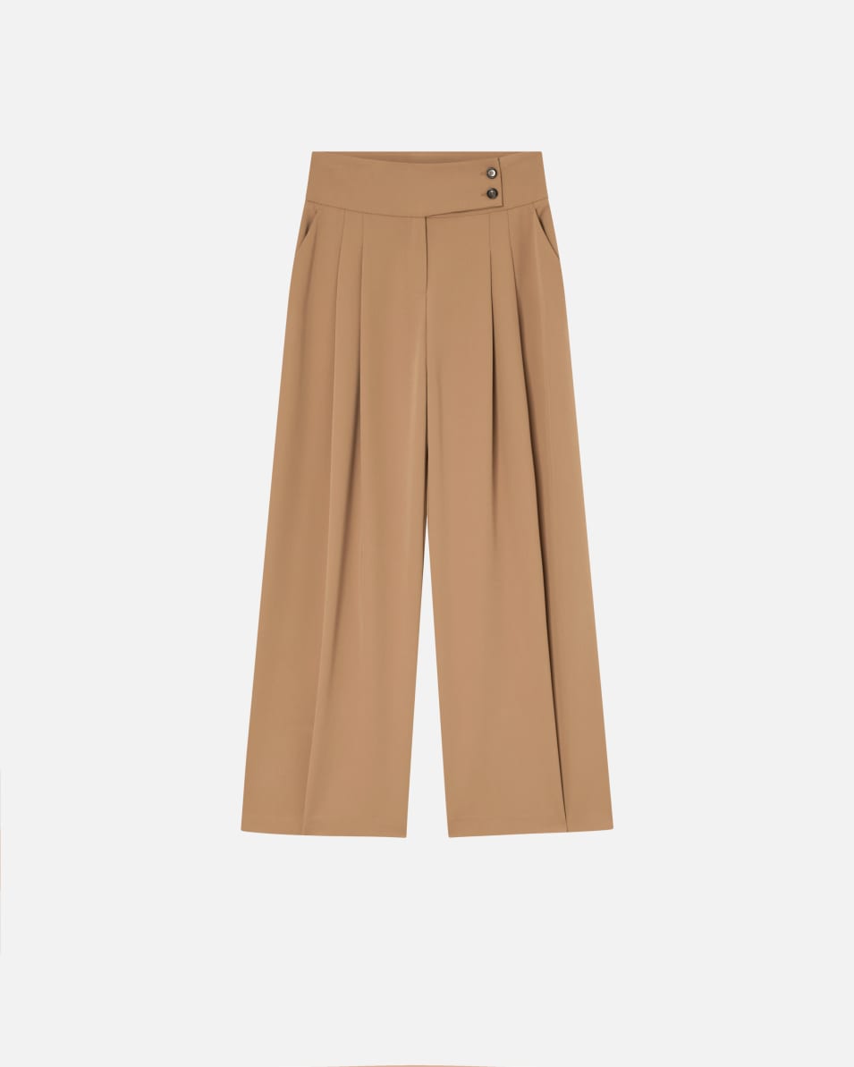 Pinko Elegante Hose mit weitem Bein und Bundfalten VIP-Rabatte