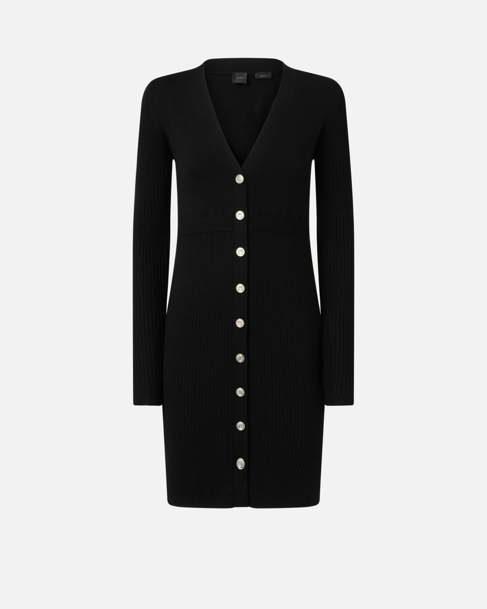 Pinko Geripptes Minikleid aus Wolle Kostenlose Rückgabe