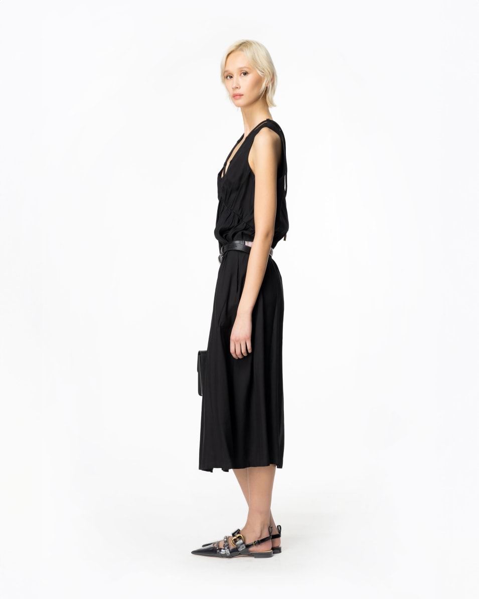 Pinko Langes Kleid aus technischem Popeline Nur für heute