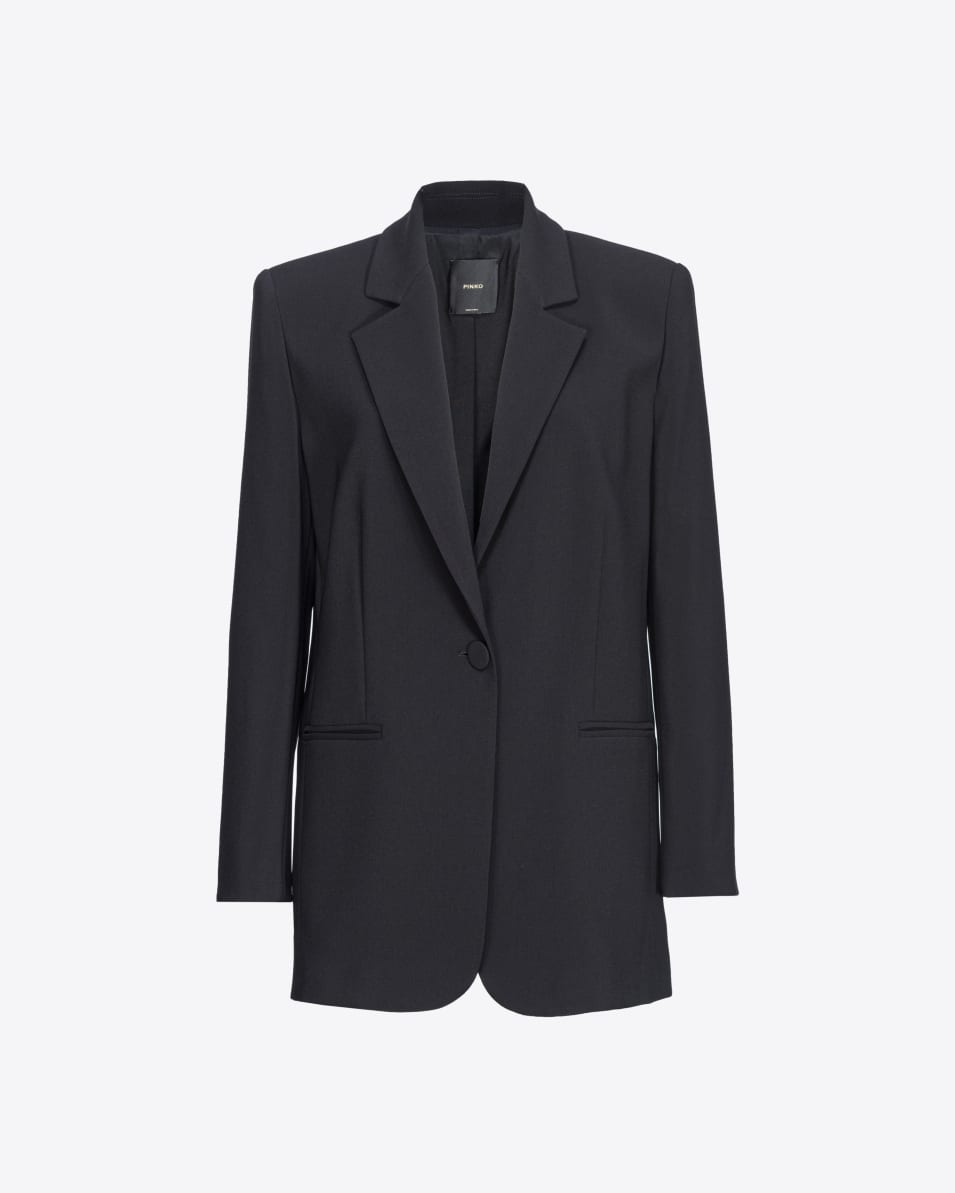 Pinko Blazer Stretch-Crêpe unifarben Vierteljährliche Förderung