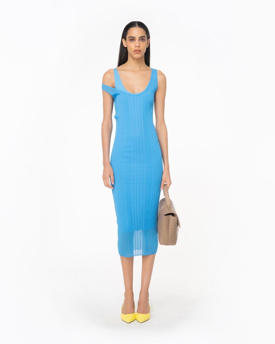 Pinko Midikleid aus transparentem Crêpe Begrenzt auf 3 Tage