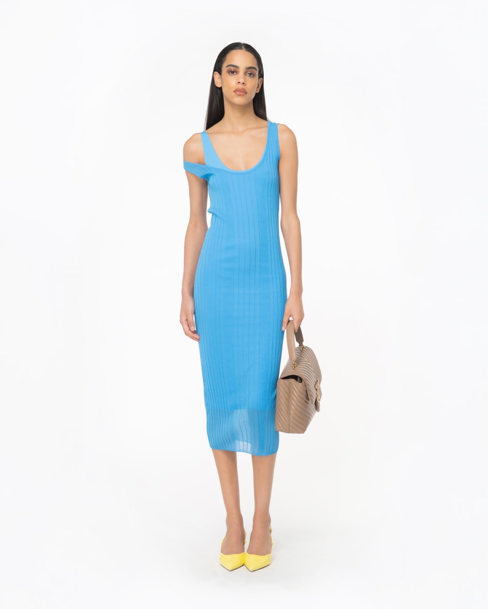 Pinko Midikleid aus transparentem Crêpe Begrenzt auf 3 Tage