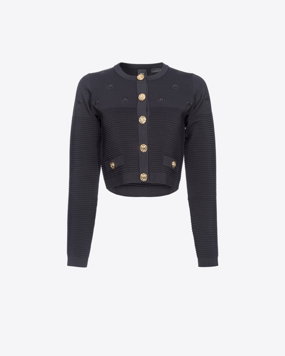 Pinko Kurzer Cardigan Jacquard Love Birds Online