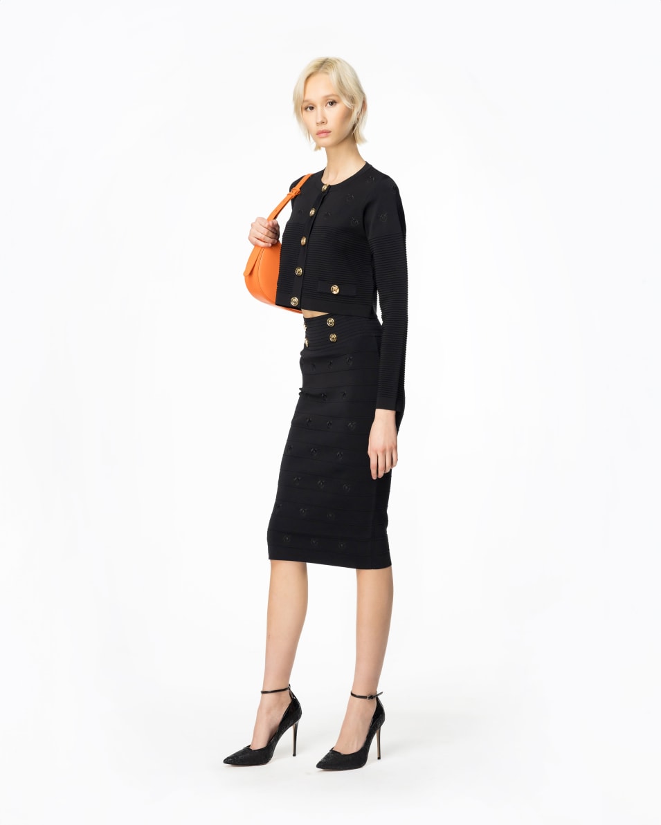 Pinko Kurzer Cardigan Jacquard Love Birds Online