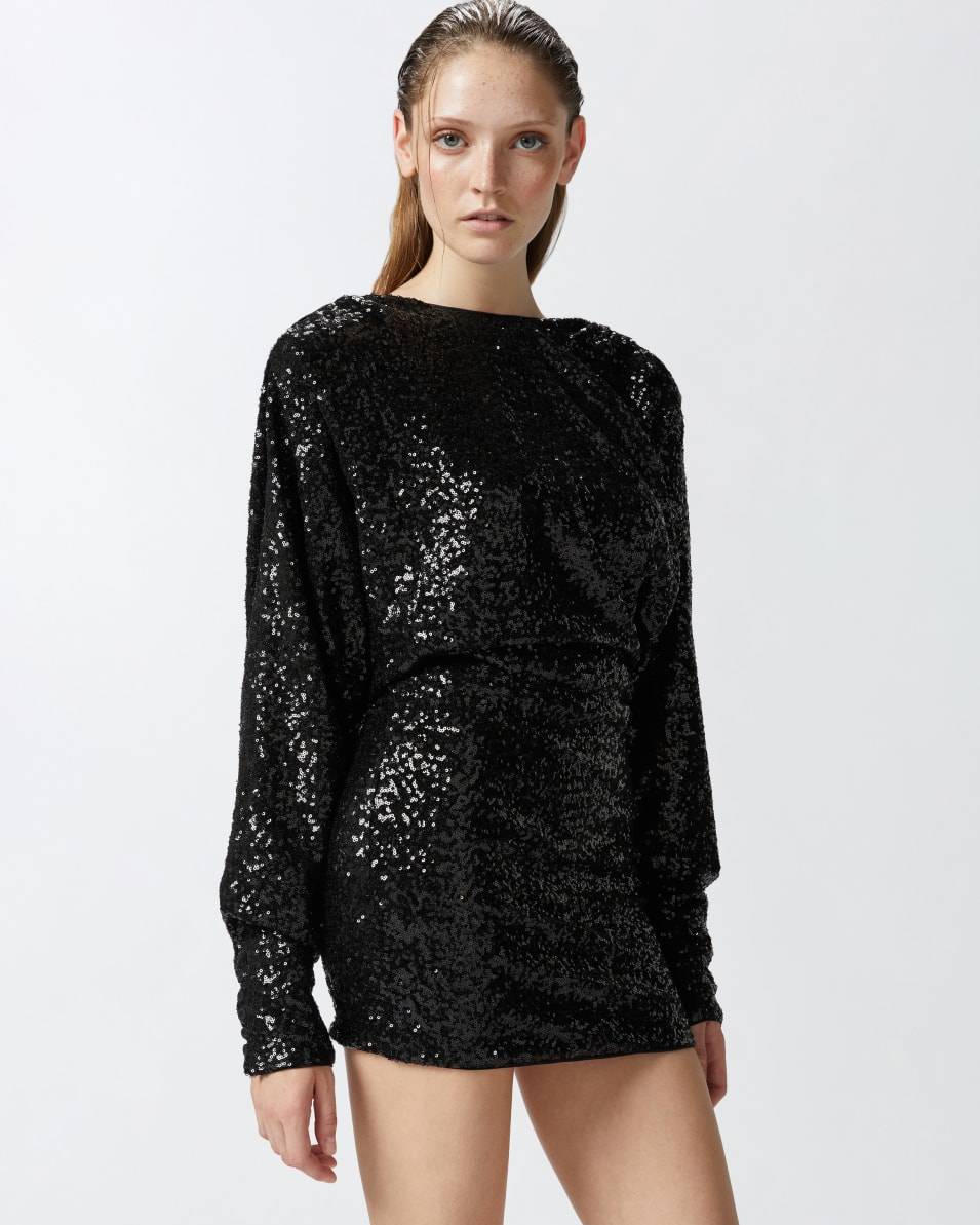 Pinko Elegantes Minikleid mit Pailletten im Angebot