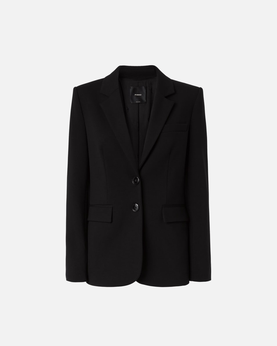 Pinko Einreihiger Blazer mit strukturierten Schultern Fabrik Onlineshop