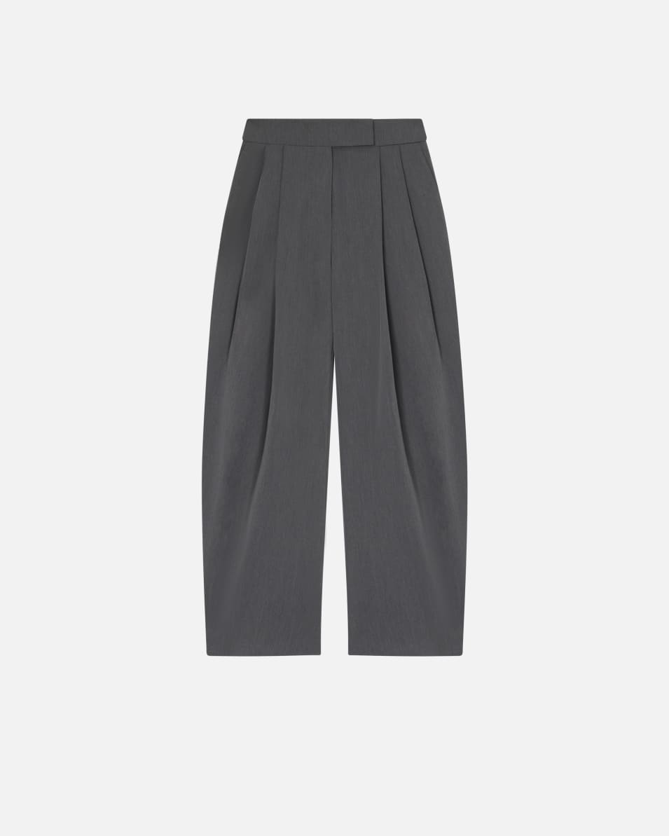 Pinko Maßgeschneiderte Hose mit weitem Bein und Bundfalten Flash Sale