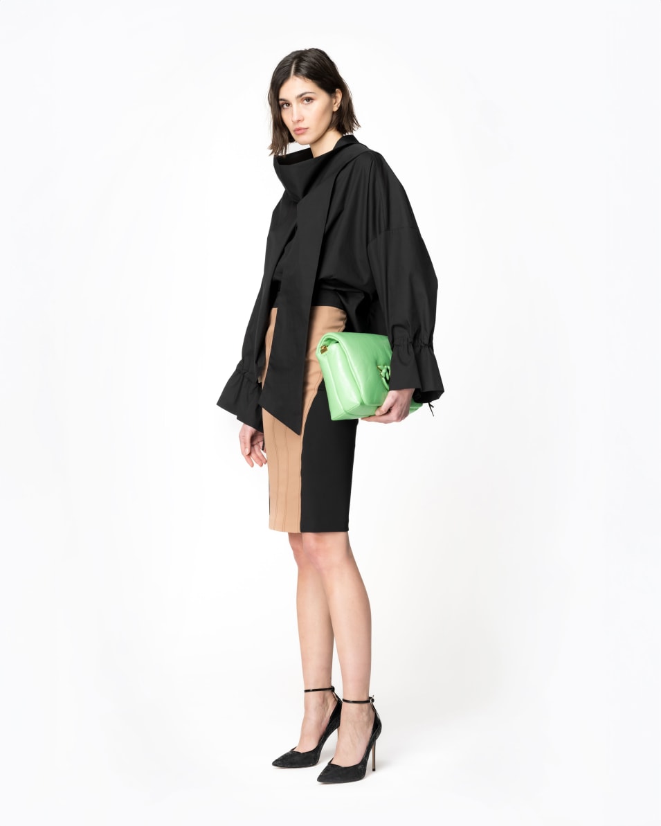 Pinko Bimaterial-Bleistiftrock Cyber Monday
