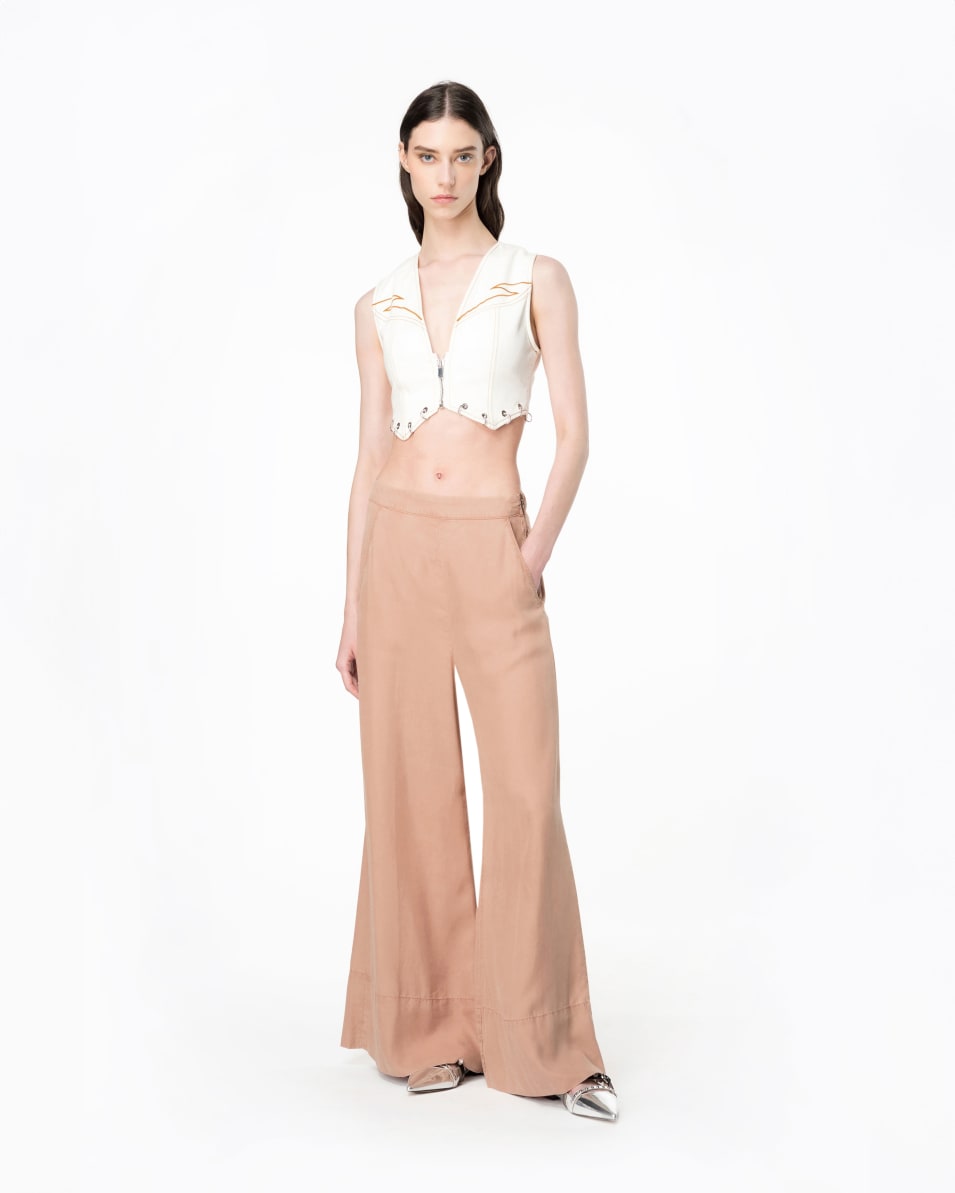 Pinko Wide-Leg-Hose Lyocell Lagerräumung