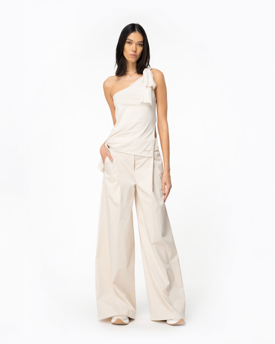 Pinko One-Shoulder-Top Baumwolle und Leinen Zeitlich begrenztes Angebot
