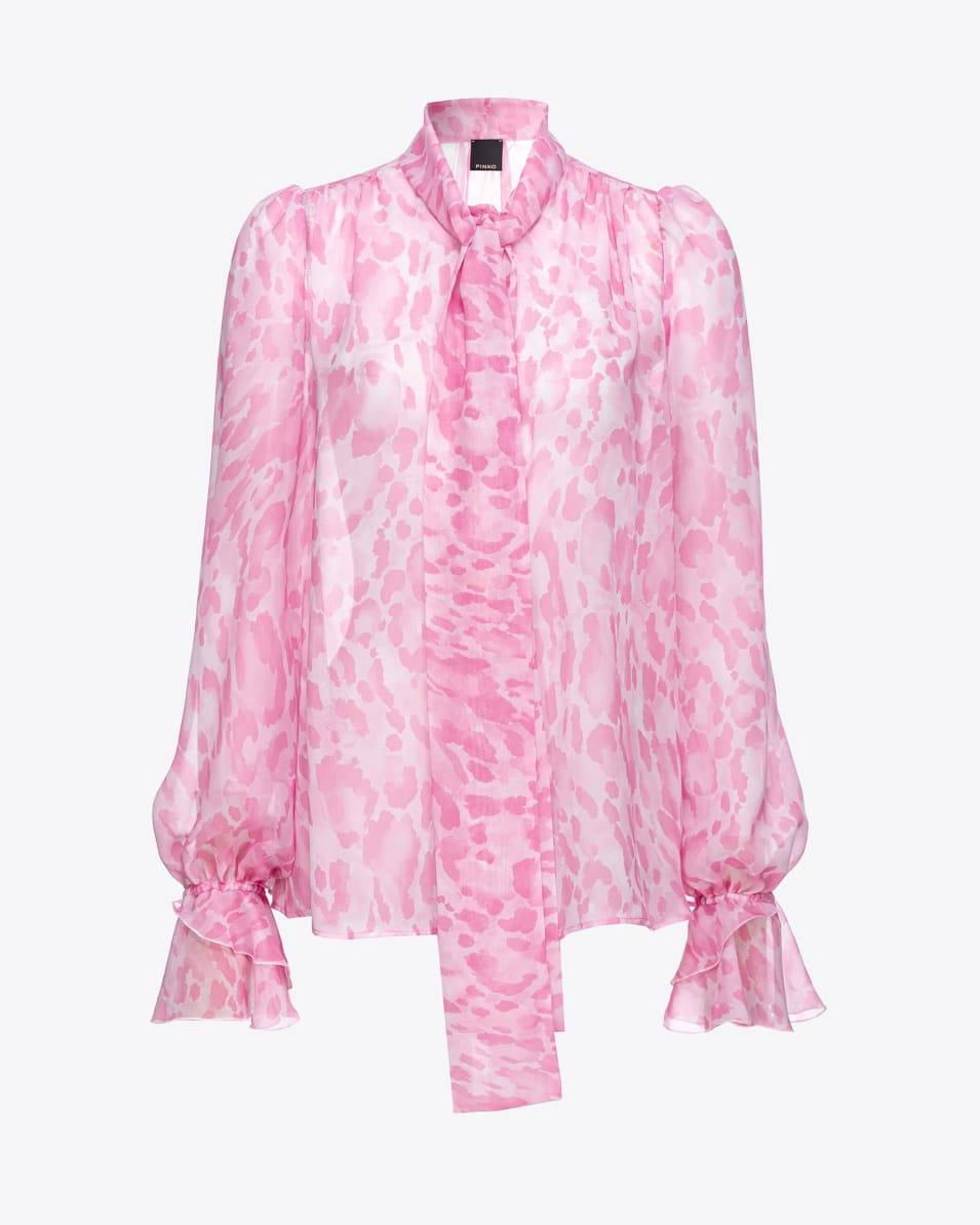 Pinko Bedruckte Chiffonbluse Exklusive Angebote