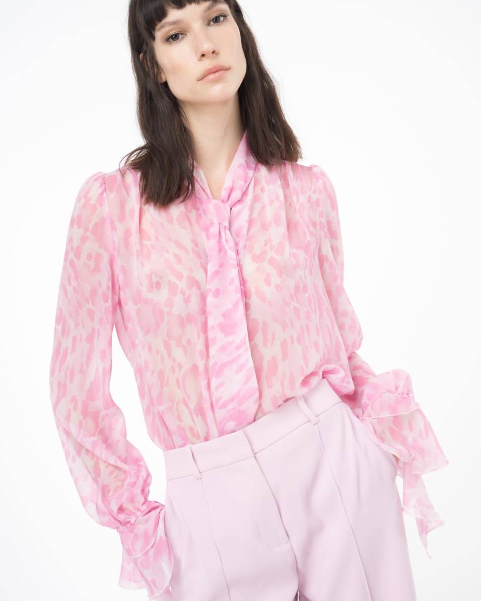 Pinko Bedruckte Chiffonbluse Exklusive Angebote
