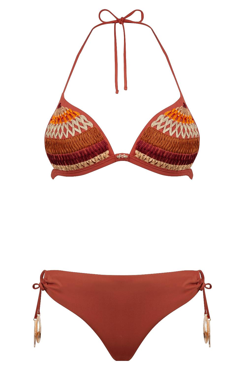 Maryan Mehlhorn HAND-EMBROIDERED PUSH-UP TOP Preisnachlass