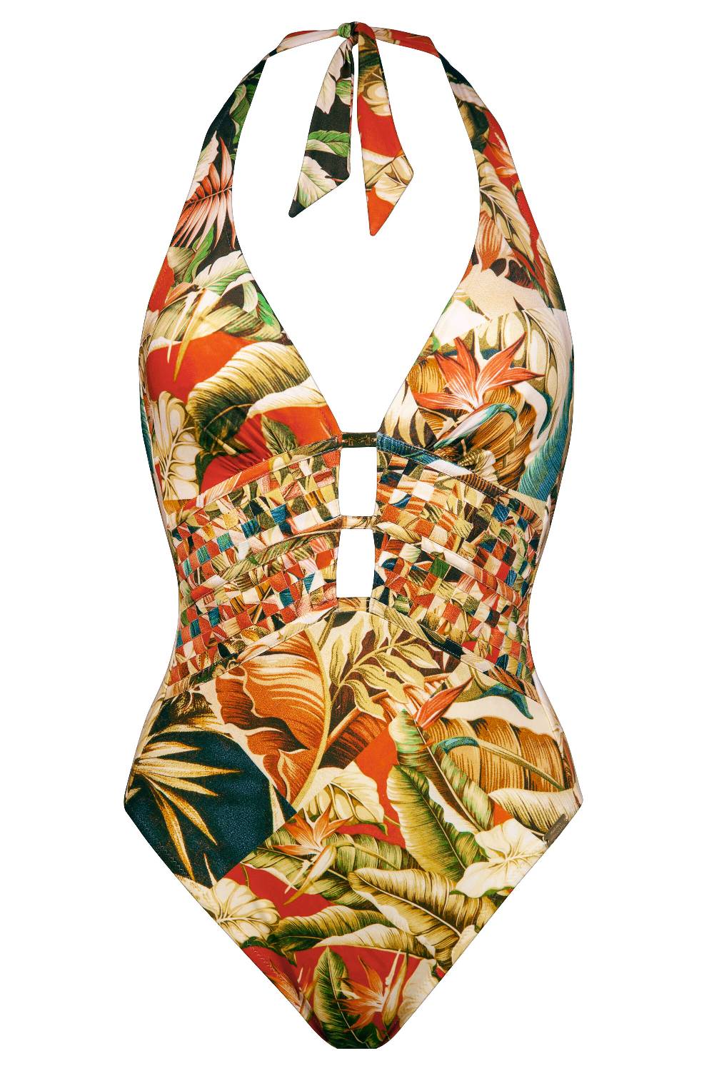 Maryan Mehlhorn HALTER SWIMSUIT Sonderangebot der Fabrik
