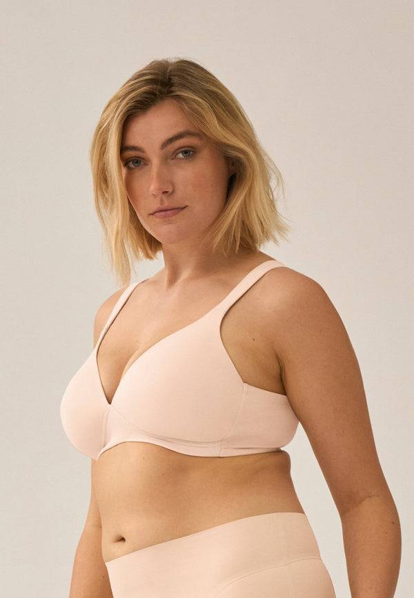 ﻿Naturana Bügelloser Soft-BH mit Schale - Light Beige Limitierter Zeitrabatt