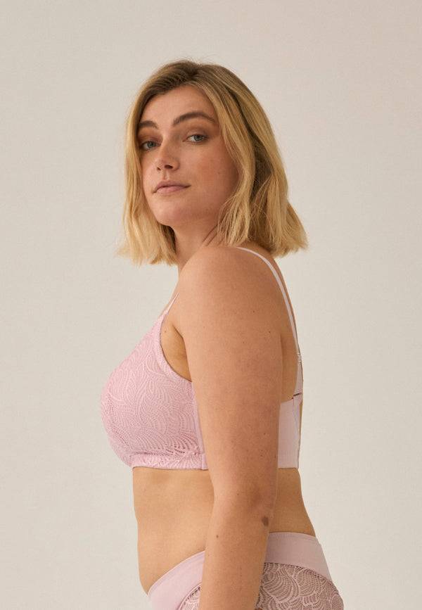 Naturana Soft-BH mit Schale und Spitze - Pink Rose Sonderangebot