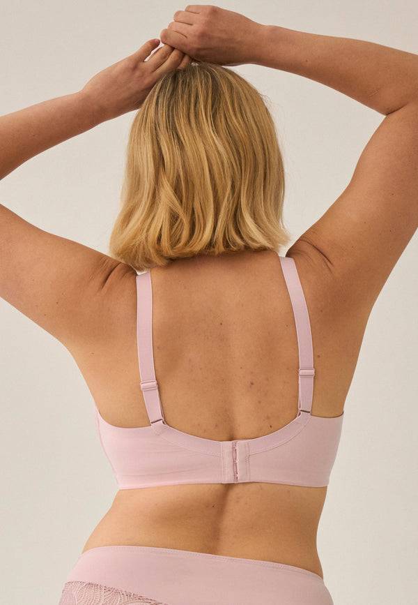 Naturana Soft-BH mit Schale und Spitze - Pink Rose Sonderangebot