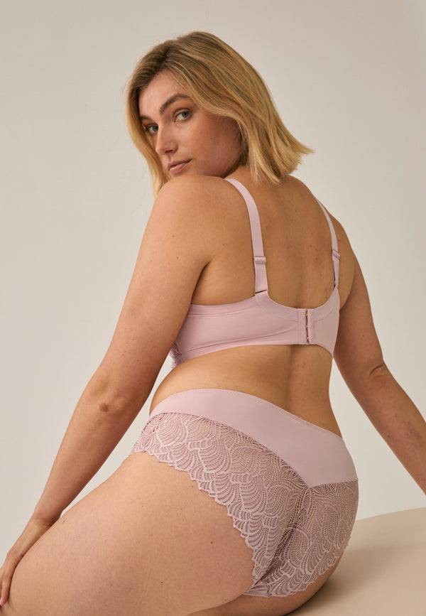Naturana Soft-BH mit Schale und Spitze - Pink Rose Sonderangebot