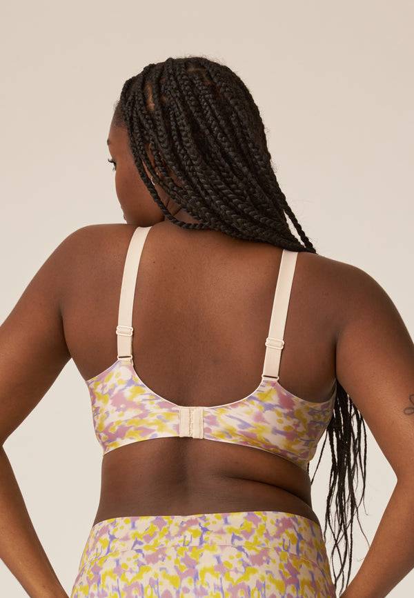 Naturana Soft-BH mit Side Smoother Effekt - Smoked Orchid Print Versandkostenfrei