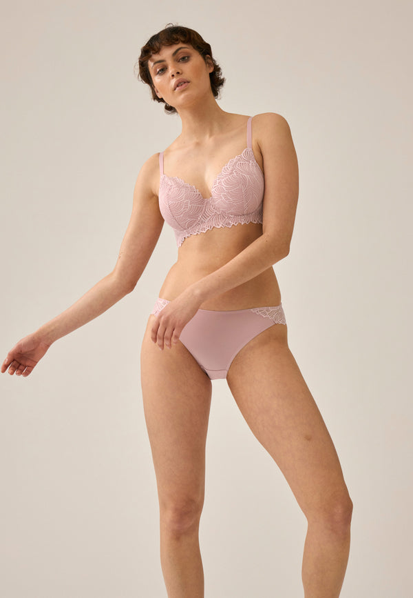 Naturana Bügel-BH mit Spitze - Pink Rose Flash Sale