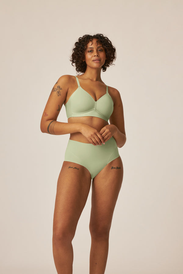Naturana Soft-BH mit Side Smoother Effekt - Pale Greenshield Black Friday