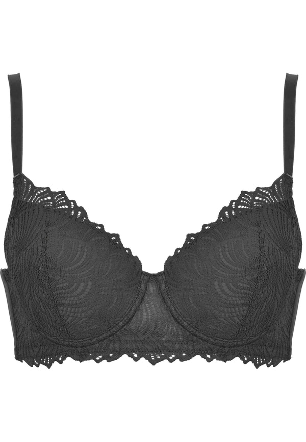 Naturana Bügel-BH mit Spitze - Schwarz Vatertagsangebot