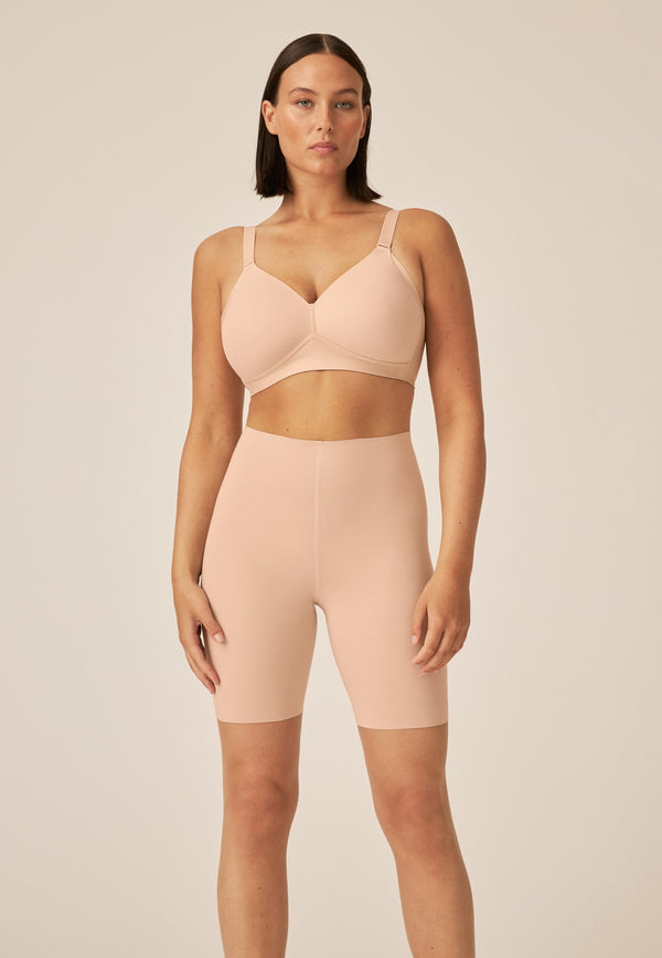 Naturana Baumwoll-Radlershort Cleancut - Light Beige Saisonale Angebote
