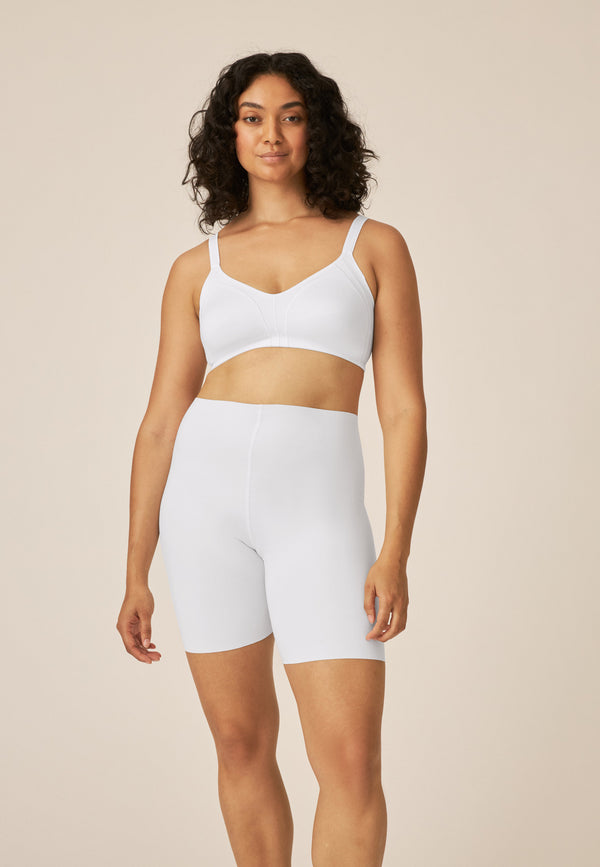 Naturana Baumwoll-Radlershort Cleancut - Weiss Räumungsverkauf