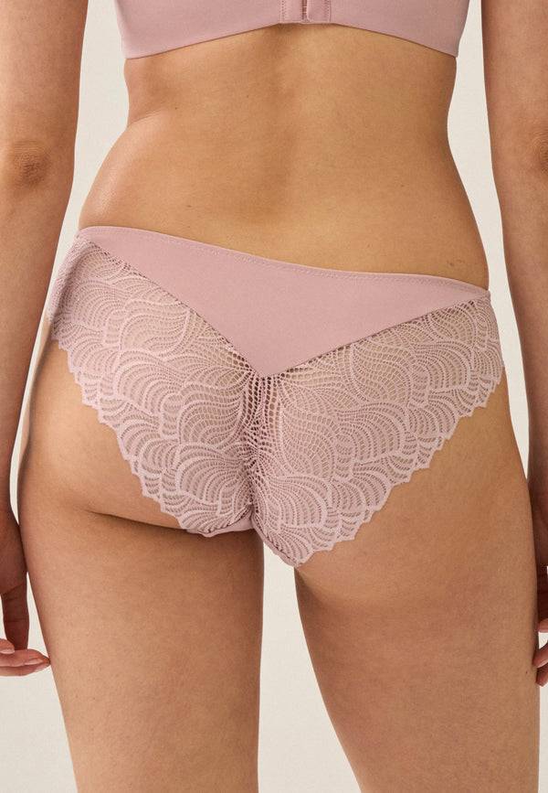 Naturana Slip mit Spitzendetails - Pink Rose Letzter Tag