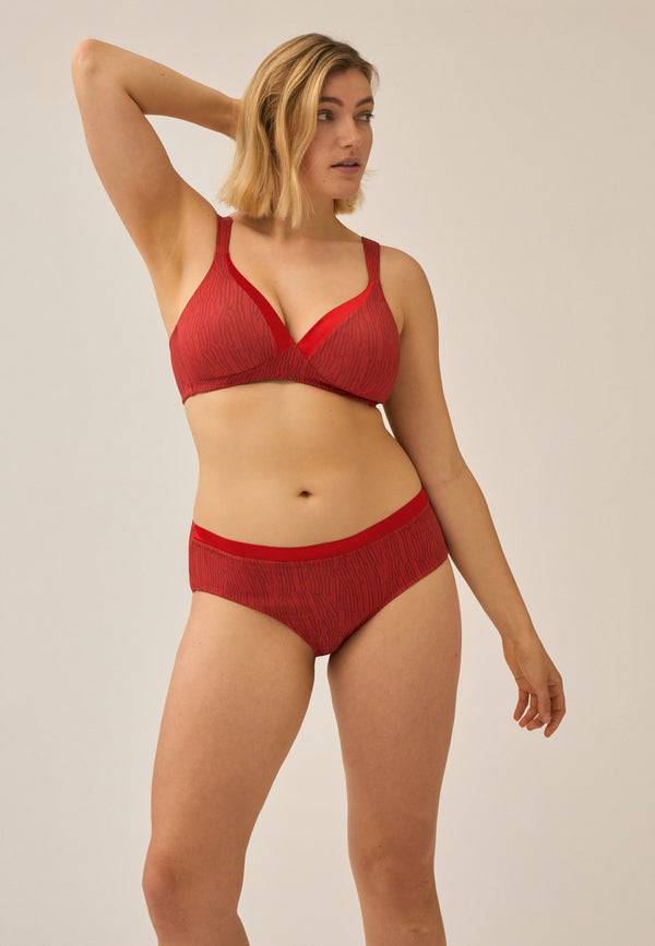 Naturana Softer Slip mit Glanzband - Negroni Print Zeitbegrenzte Promotion