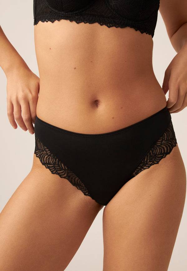 Naturana Panty mit Spitzendetails - Schwarz Bis zu 50% Rabatt