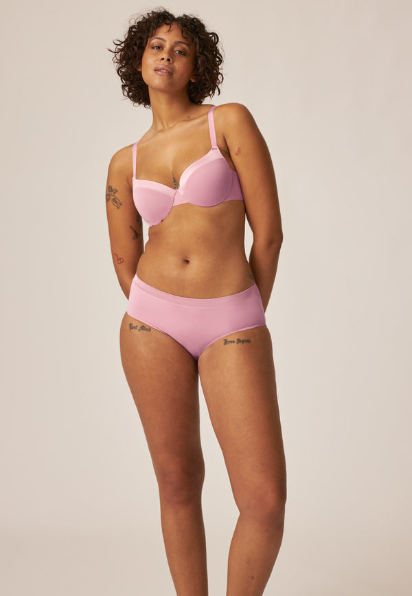 Naturana Softer Slip mit Glanzband - Smoked Orchid Nur für heute