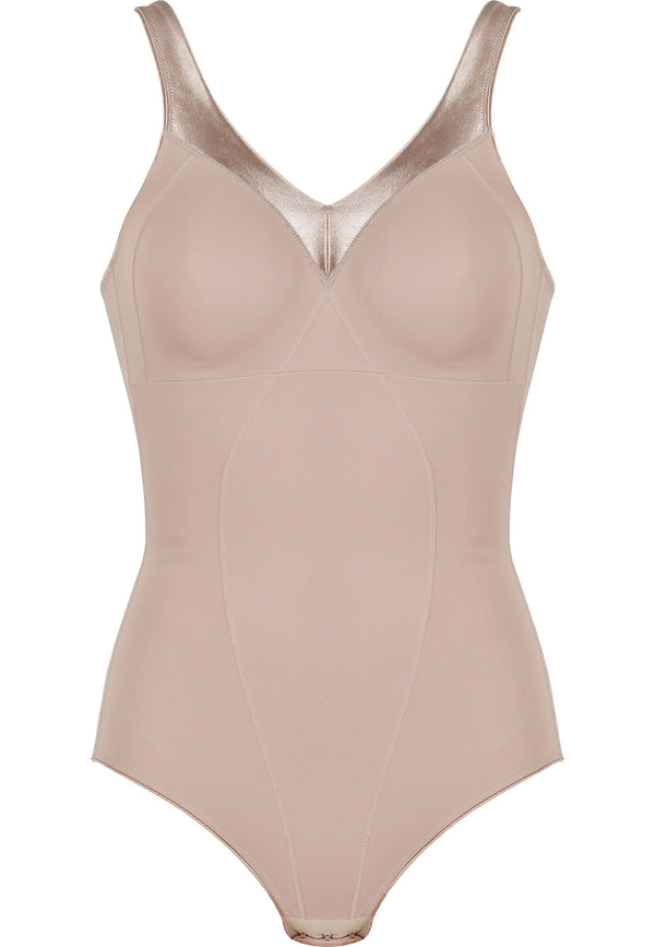 Naturana Minimizer Soft-Body mit Glanzband - Light Beige Discount Store für neue Produkte
