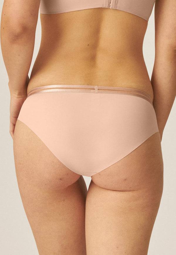 Naturana Clean Cut Slip mit Mesh-Details - Light Beige 50% Rabatt mit kostenlosem Versand