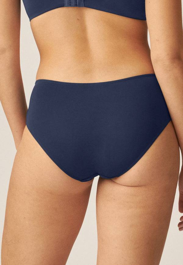 Naturana Softer Slip mit Glanzband - Navy Kostenloser Versand international