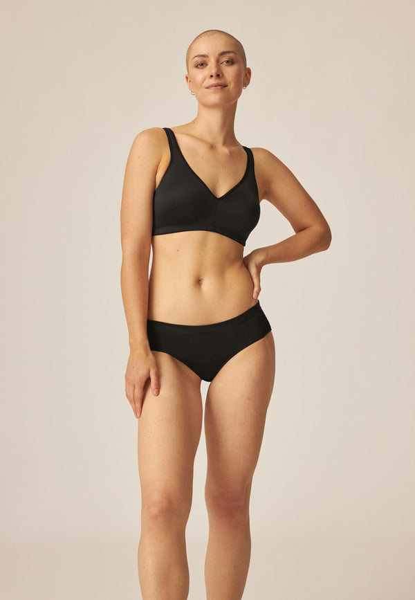 Naturana Softer Slip mit Glanzband - Schwarz Begrenzt auf 3 Tage