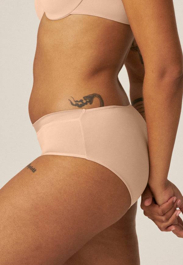 Naturana Softer Slip mit Glanzband - Light Beige Speichern exportieren