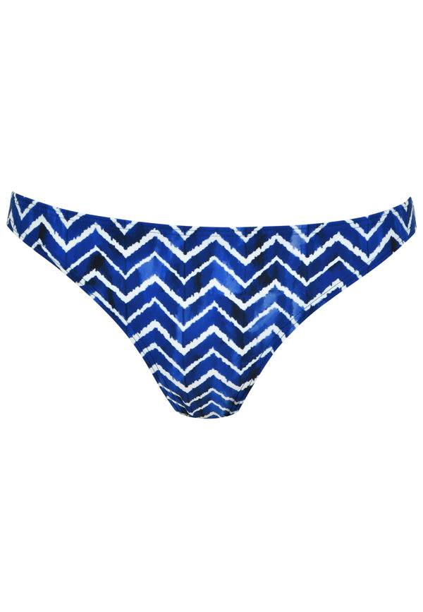 Naturana Bikinihose The Zig-Zag - Blau-Ecru 50% Rabatt für begrenzte Zeit