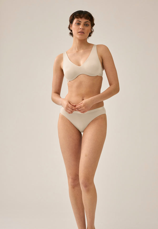 Naturana BH mit Bügel - Light Beige Verkauf