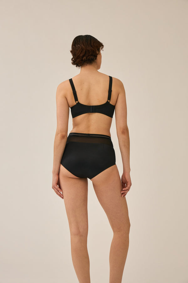 Naturana Bügel-BH mit Spitzendetails - Schwarz Kostenloser Versand