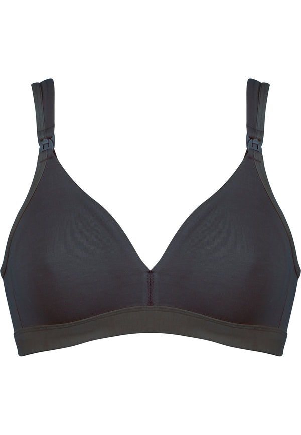 Naturana Still-BH aus Baumwolle - Schwarz Fabrik Onlineshop