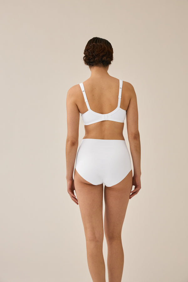 Naturana Soft-BH mit Mesheinsatz - Weiss Saisonschlussverkauf