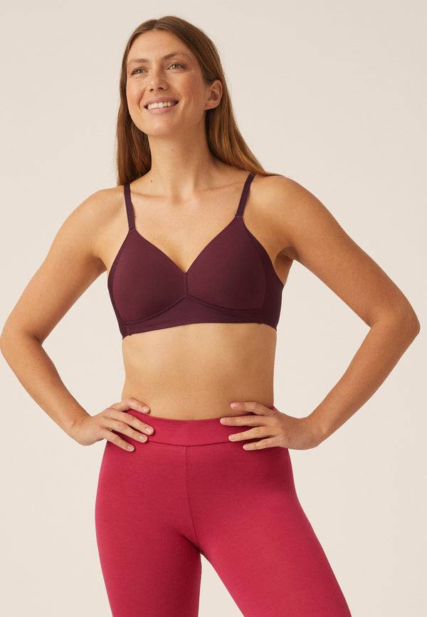 Naturana Soft-BH mit Side Smoother Effekt - Burgund Cyber Monday