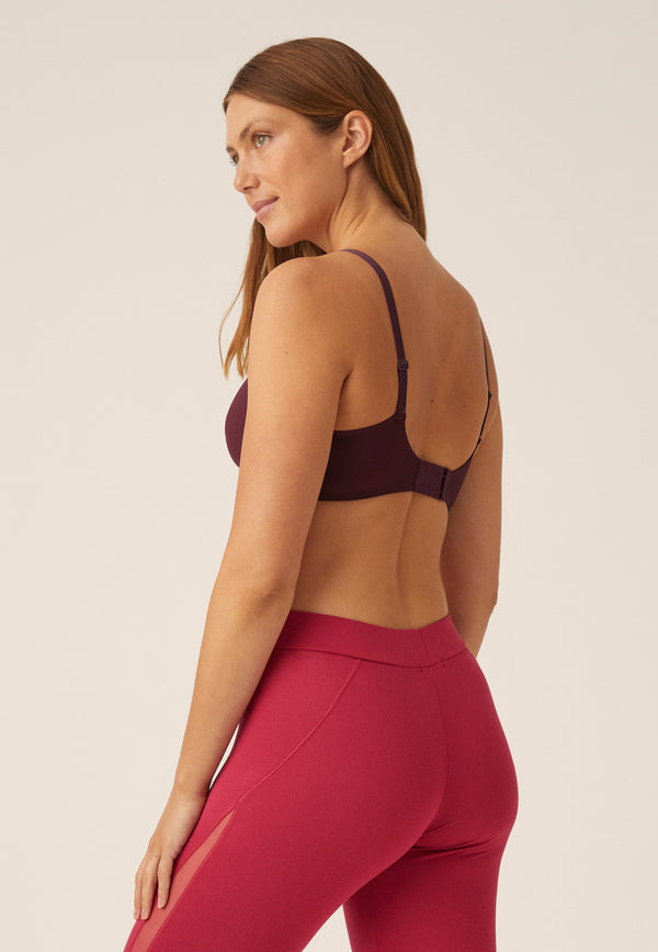 Naturana Soft-BH mit Side Smoother Effekt - Burgund Cyber Monday