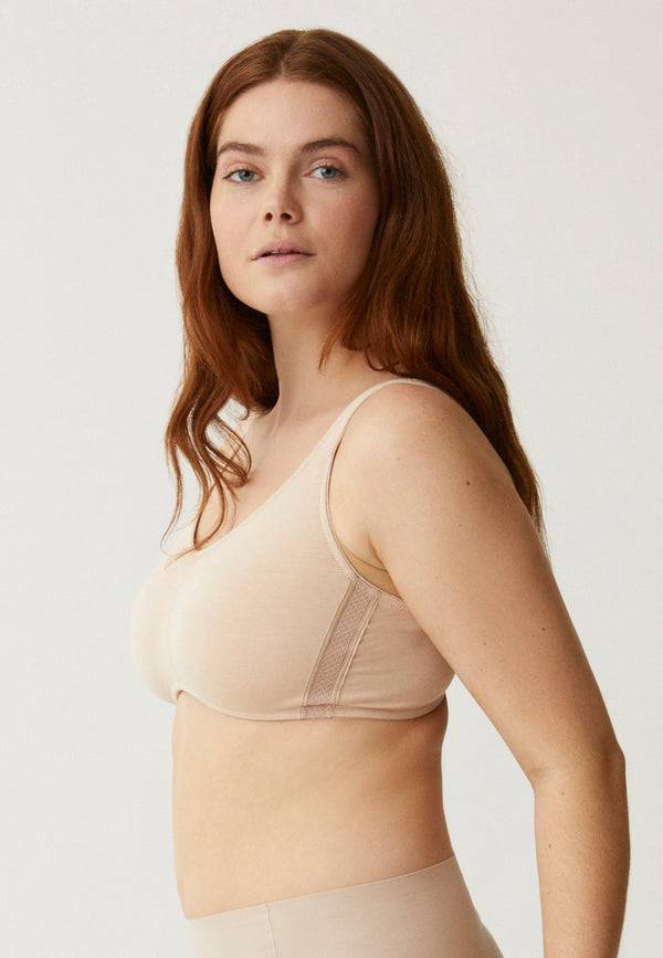 Naturana Soft-BH aus Baumwolle - Light Beige Weihnachtsangebot