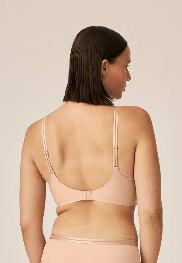 Naturana Softer Wohlfühl-BH mit Mesh-Details - Light Beige Online Outlet